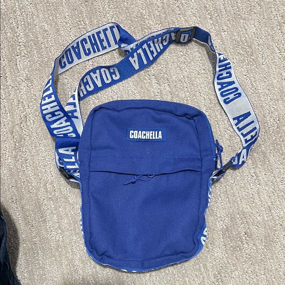 NWOT Coachella x American Express Blue Crossbody Bag